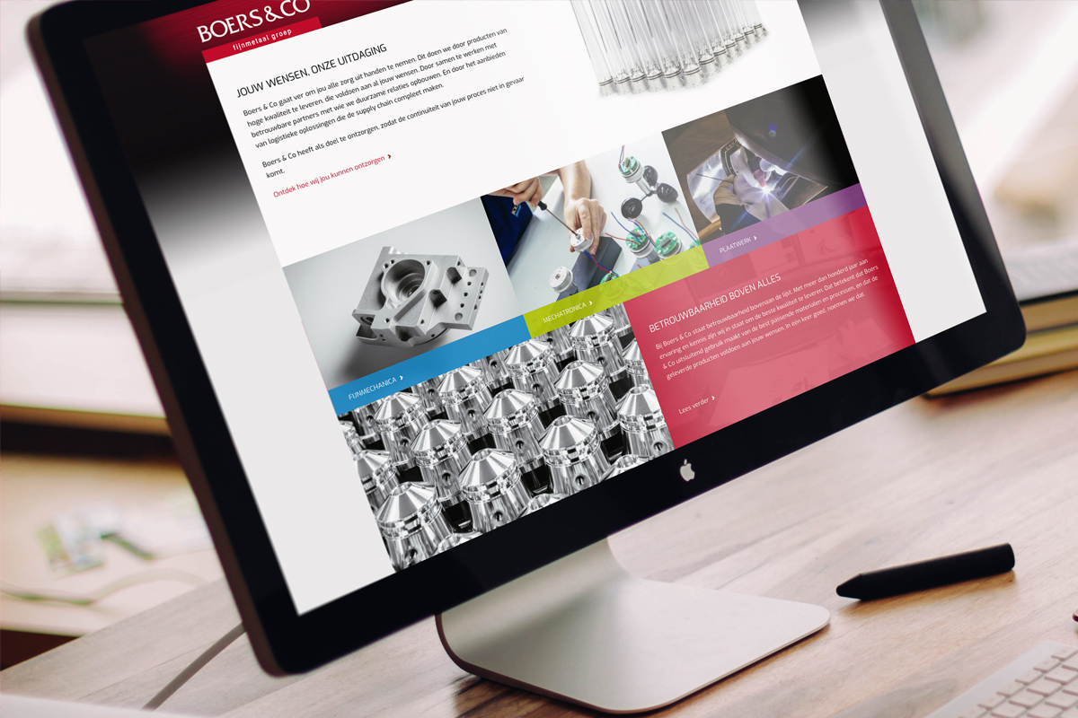 Boers&Co re-design website