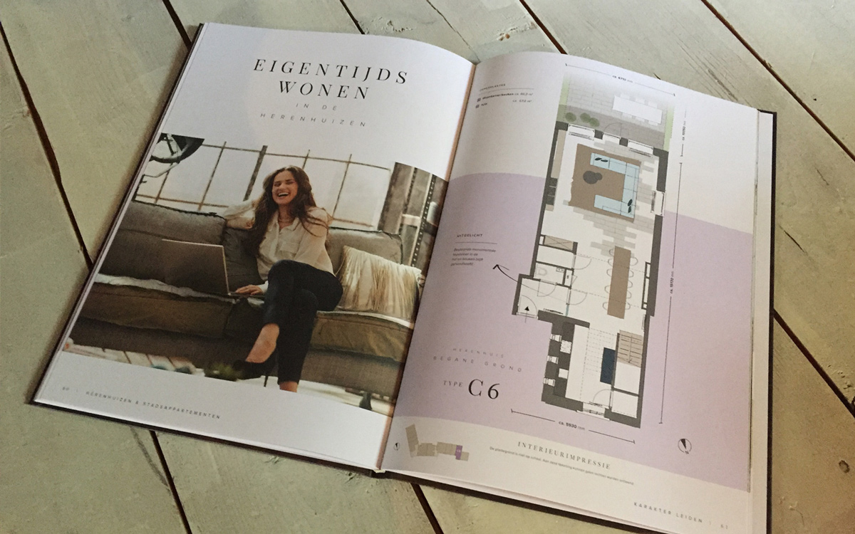 Vastgoed brochure met karakter