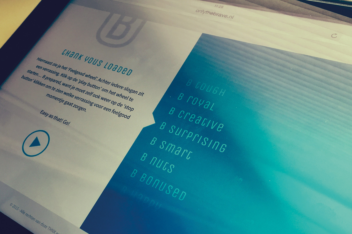 Only the Brave THNX actie